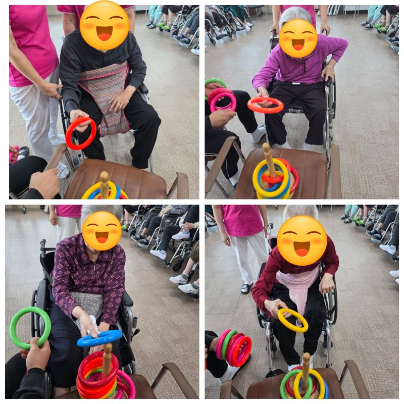 ♡ 어르신 신체활동(고리던지기)
